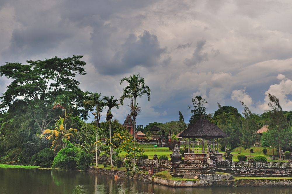 View to Kawasan Luar Pura Taman Ayun