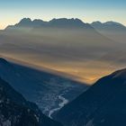 View to Lago di Santa Caterina from Rifugio Auronzo (Italy)