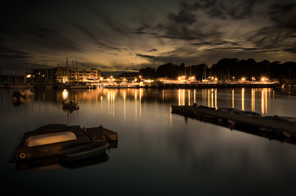 View to Mayflower Marina, Plymouth, Southern England