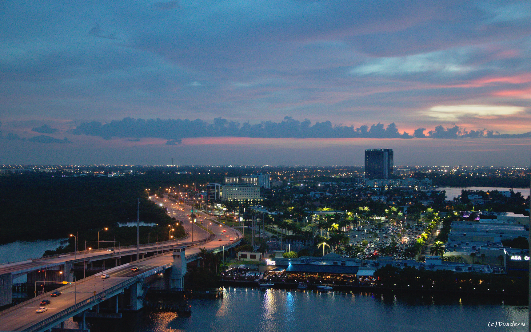 view to Miami from 22nd floor