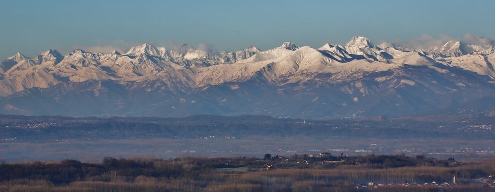 ...View to the Alps in Piemonte...