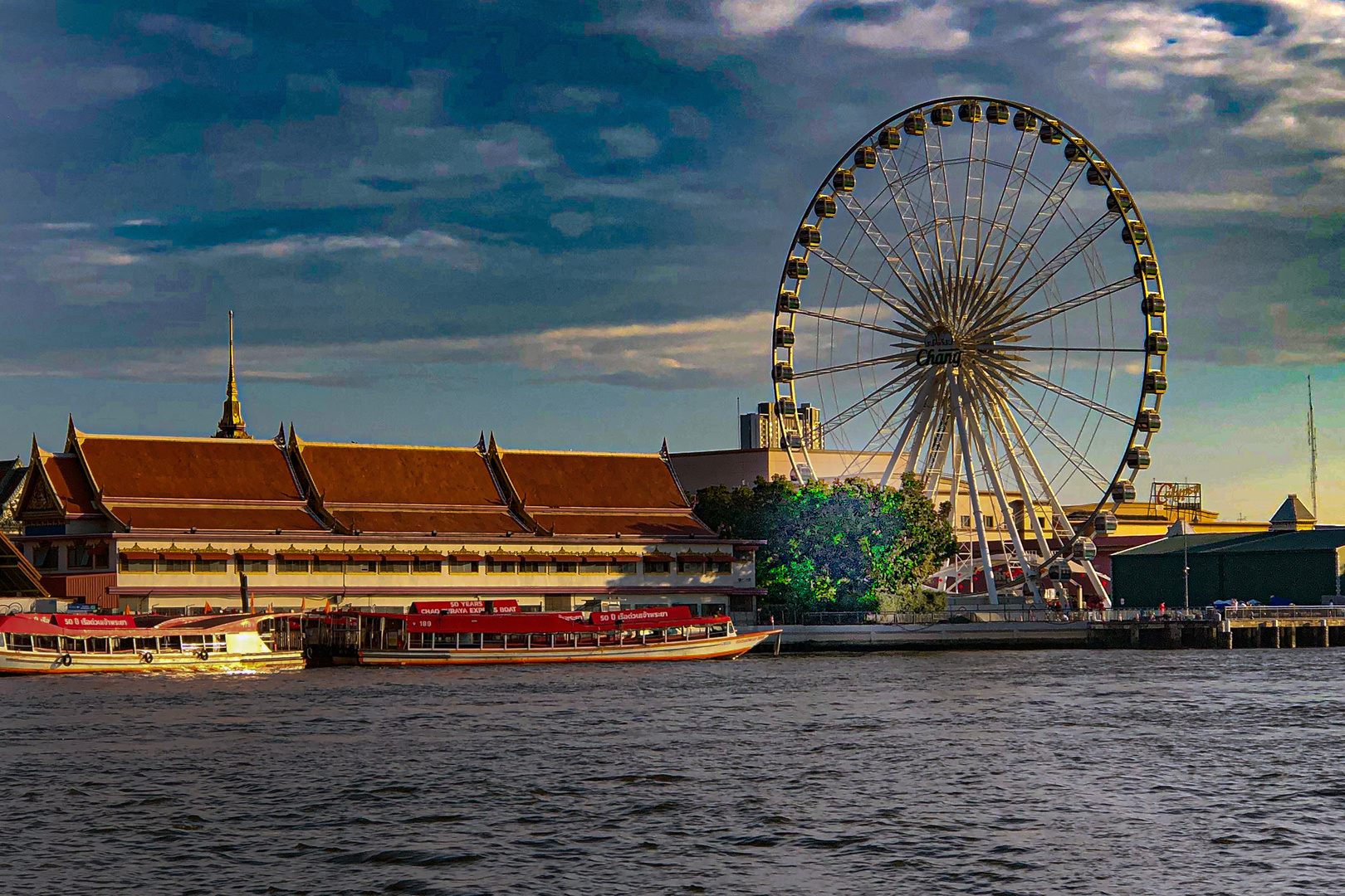 View to the Asiatique Park