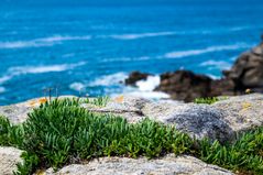 View to the atlantic ocean at  Bretagne II