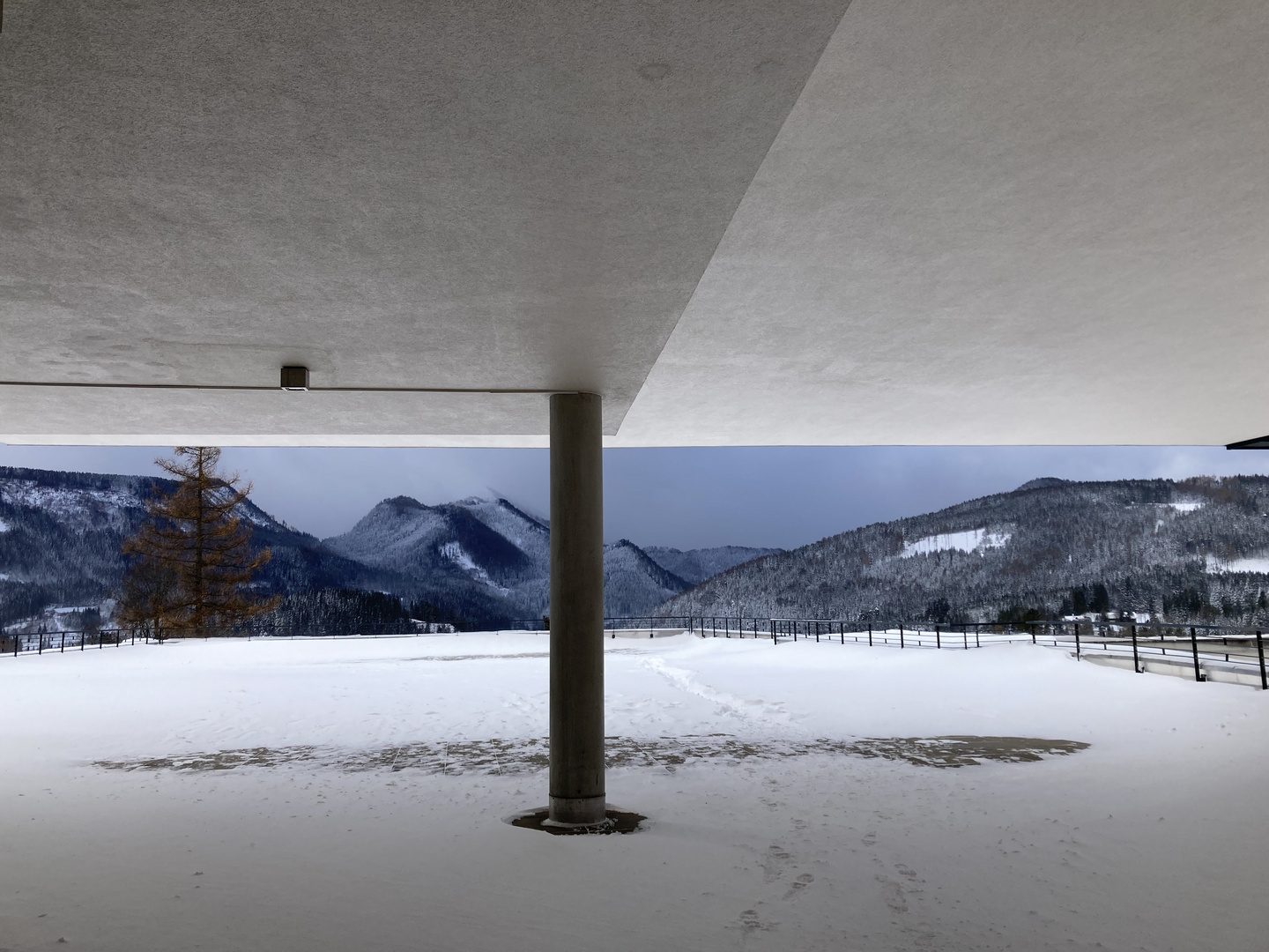 View to the Austrian Alps near Mariazell