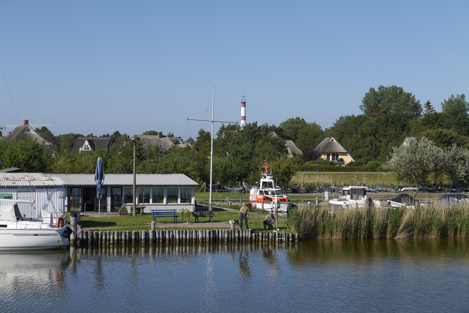 View to the beach in Zingst Darss Germany