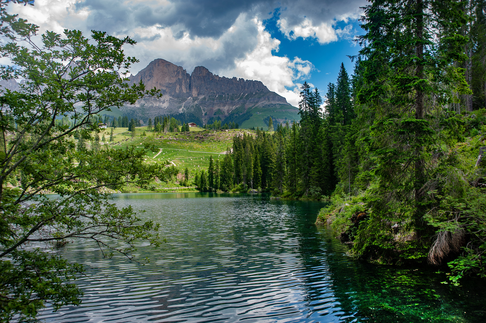 View to the Dolomites