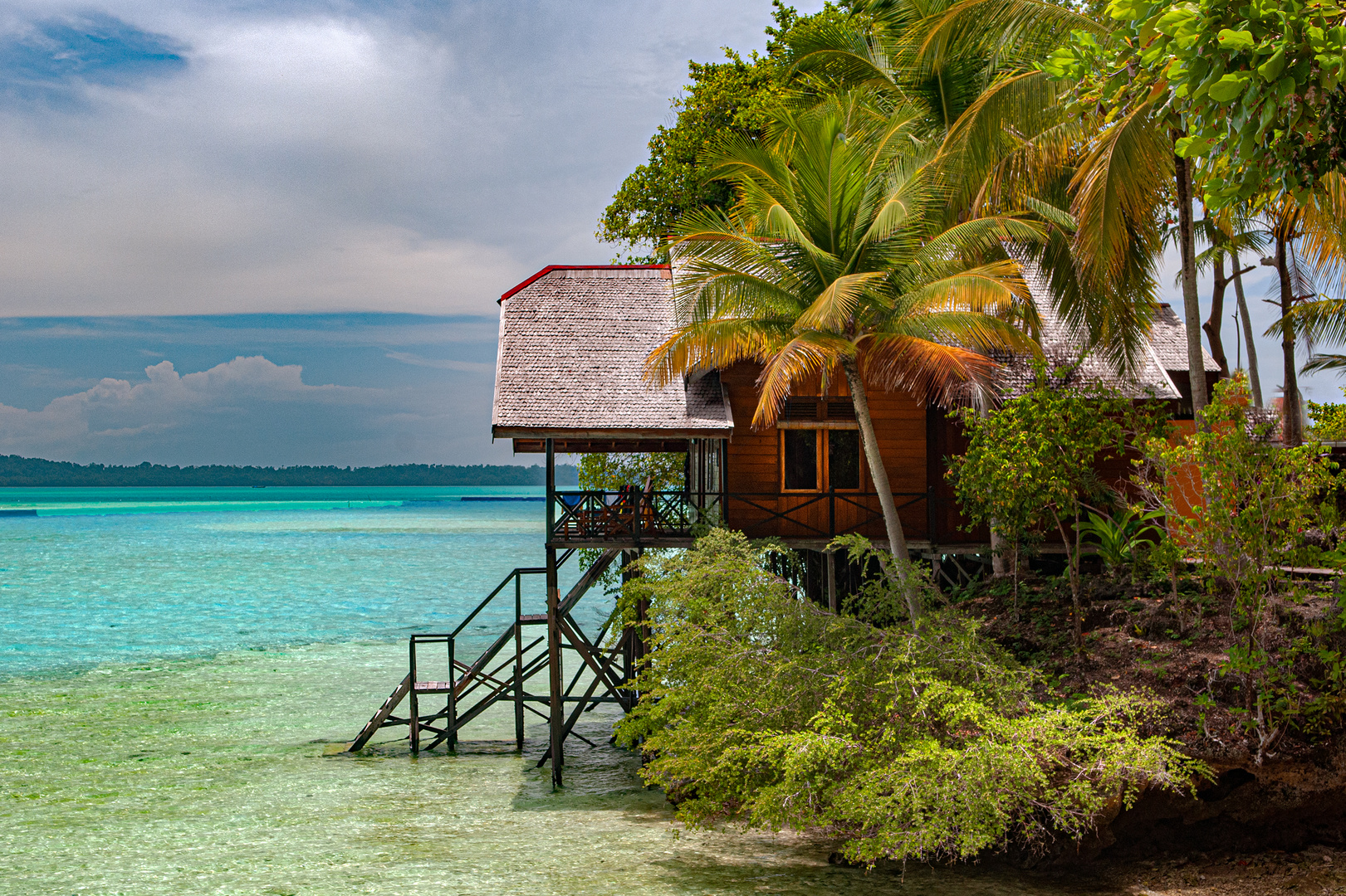 View to the neighboring hut