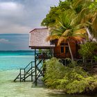 View to the neighboring hut