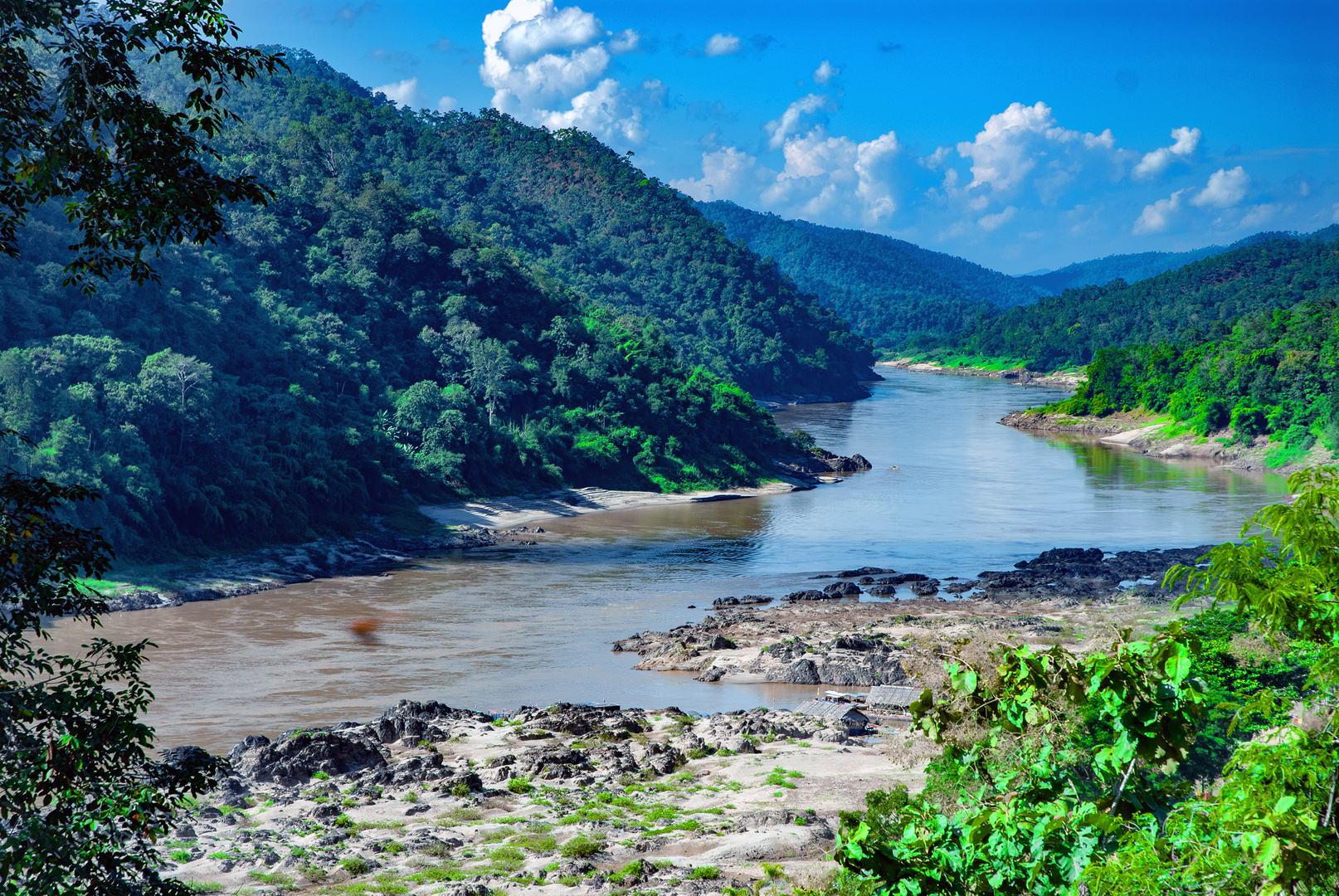 View to the Salween river