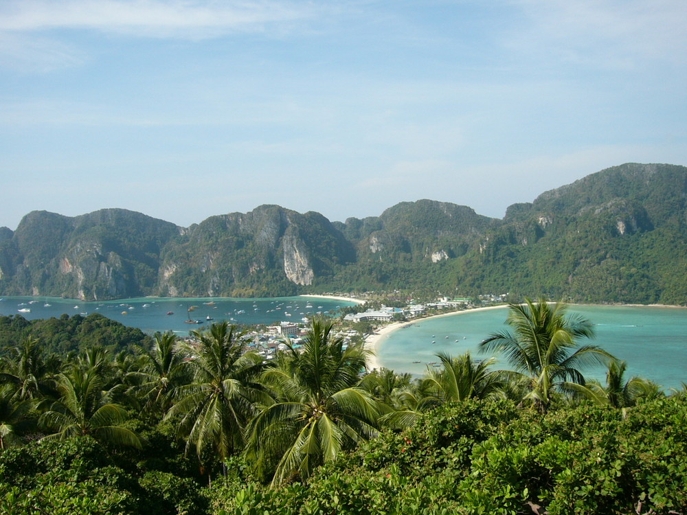 Viewpoint Tonsay Bay PhiPhi Island Krabi/Thailand Feb.08 -Tsunami Hazard Zone