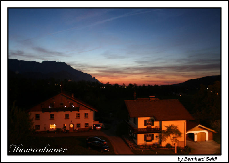 Vigauner Bauernhof bei Nacht