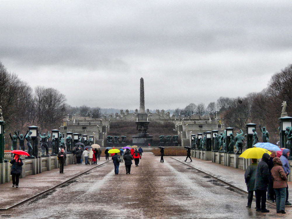 Vigeland Statuen in Oslo