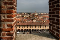 Vigevano dalla torre del Bramante