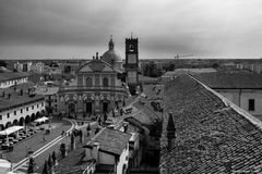 Vigevano, vista dalla torre del Bramante