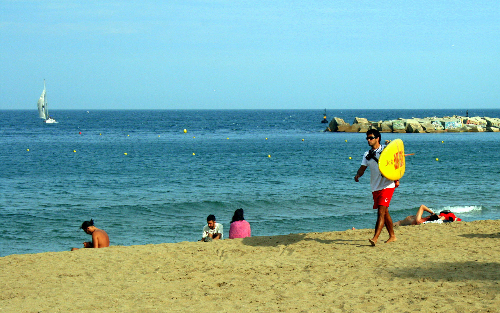 Vigilante de la playa