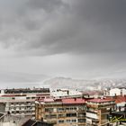 Vigo, rain and fog