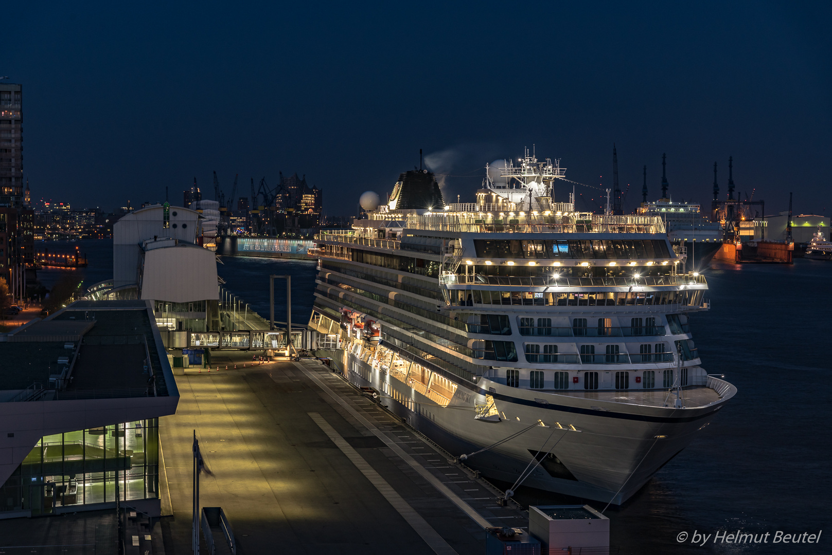 VIKING SKY am Terminal Hamburg Altona