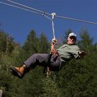 Viktor an der Flying Fox