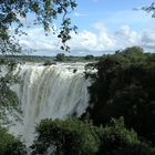 Viktoriafälle mit sehr viel Wasser