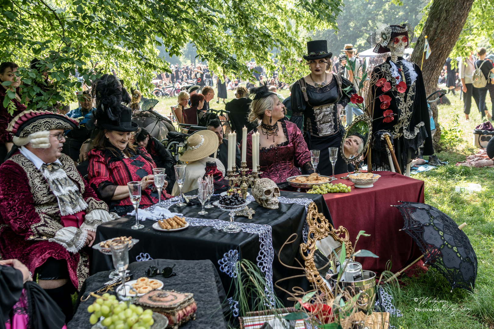 Viktorianisches Picknick beim WGT 2019 in Leipzig