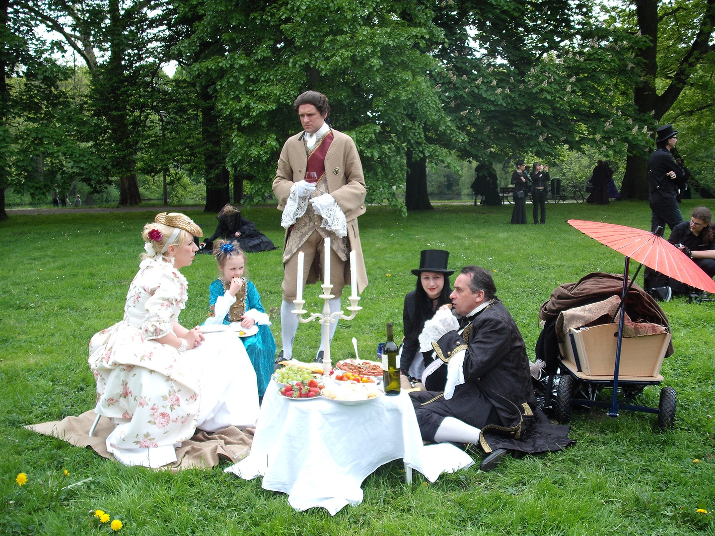 viktorianisches Picknick im Rahmen des WGT 2010