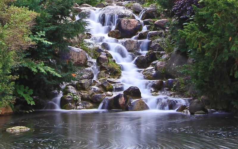 Viktoriapark - Wasserfälle 1