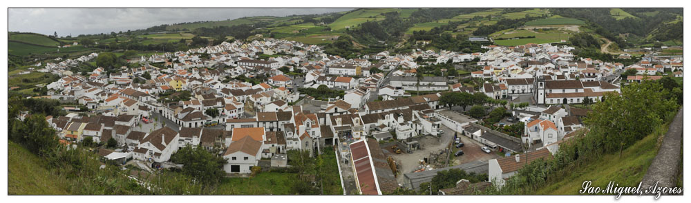 Vila de Agua de Pau (Sao Miguel, Azoren)