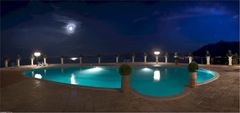 Villa Antonio in Postup - Orebic, Pool by moonlight