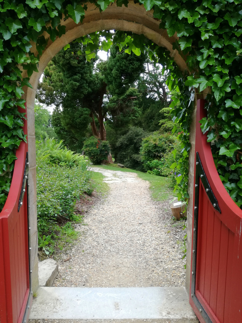 Villa Arnaga - Entrée sur le jardin à l'anglaise