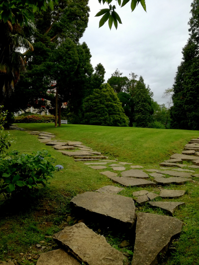 Villa Arnaga - le jardin anglais