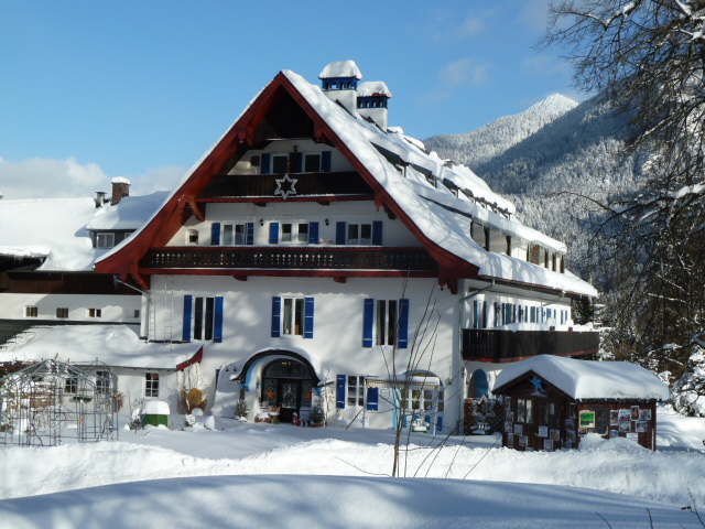 Villa Bruneck im Schnee