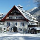 Villa Bruneck im Schnee