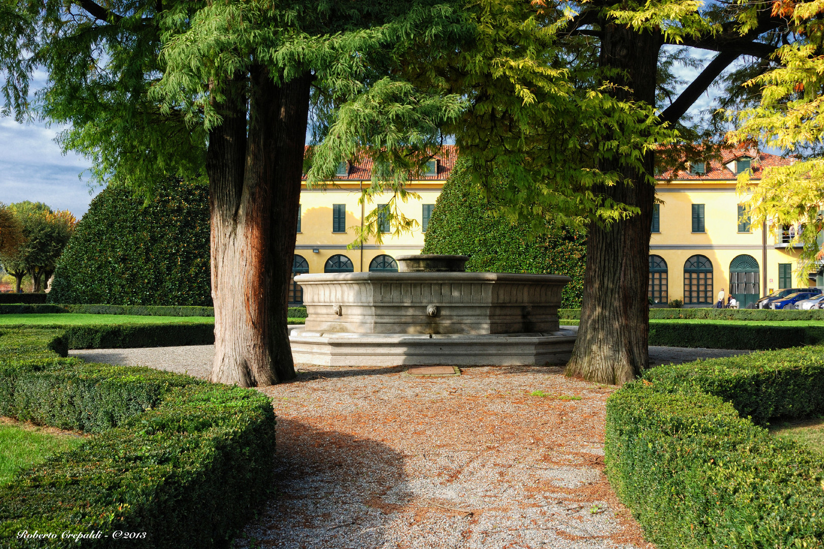 Villa Castelbarco, fontana