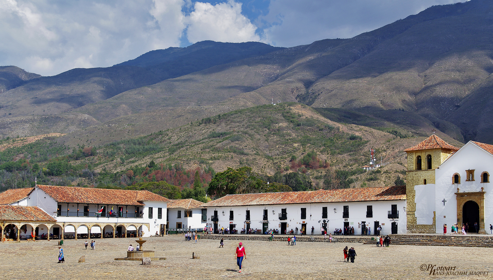 Villa de Leyva Plaza Mayor Foto & Bild world, kultur, america