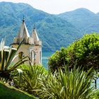 Villa del Balbianello: Die zwei Glockentürme des ehemaligen Franziskanerklosters