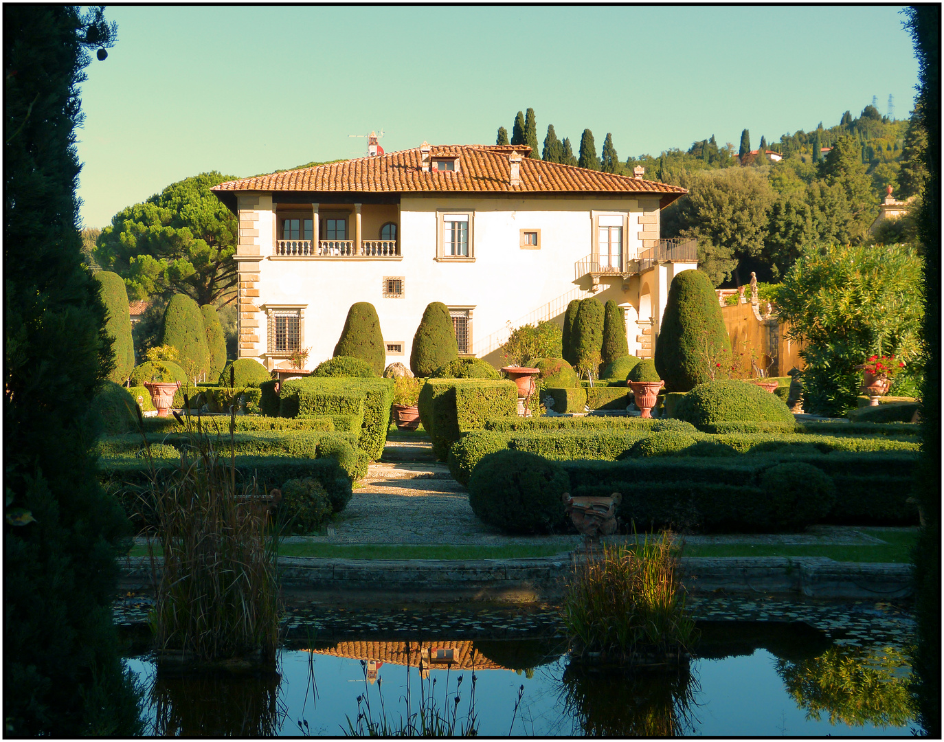 Villa Gamberaia bei Florenz