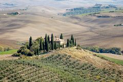 Villa Il Belvedere, Val d’Orcia