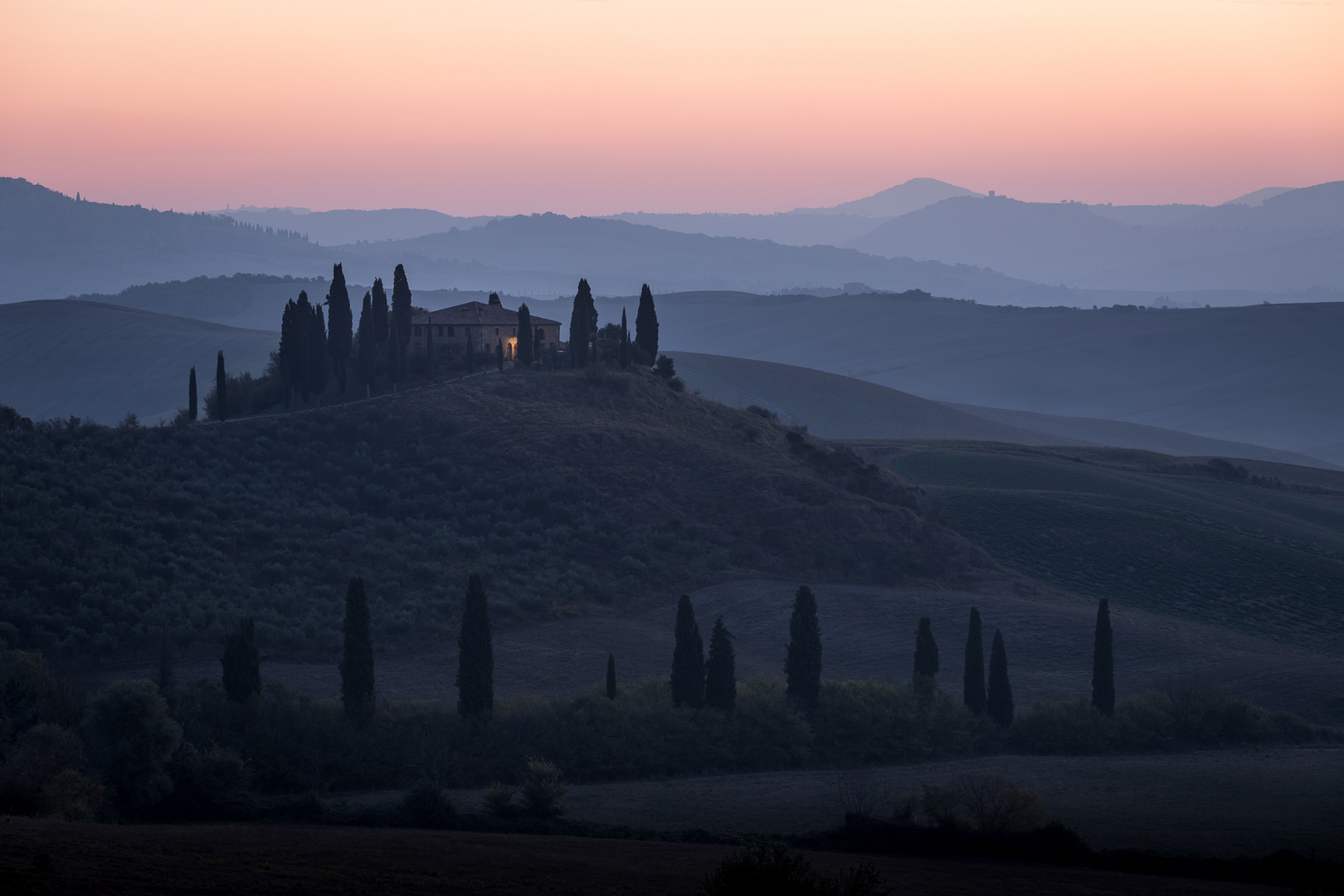 Villa Il Belvedere, Val d’Orcia