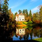 Villa im Herbstlicht