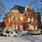 Villa im winterlichen Neugersdorf