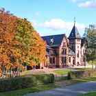 Villa Kaltehofe im goldenen Oktober