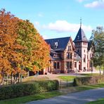 Villa Kaltehofe im goldenen Oktober