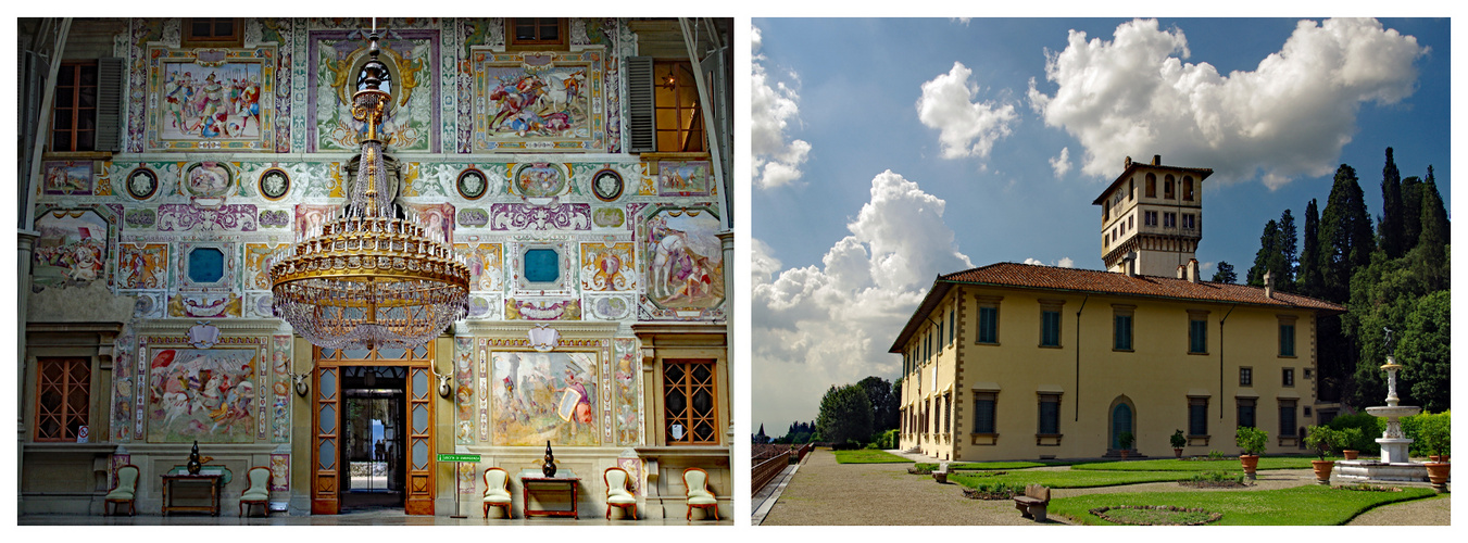 villa la petraia, une des villas medicis unesco 