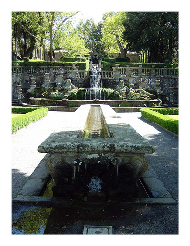 Villa Lante im italienischen Frühsommer 2004