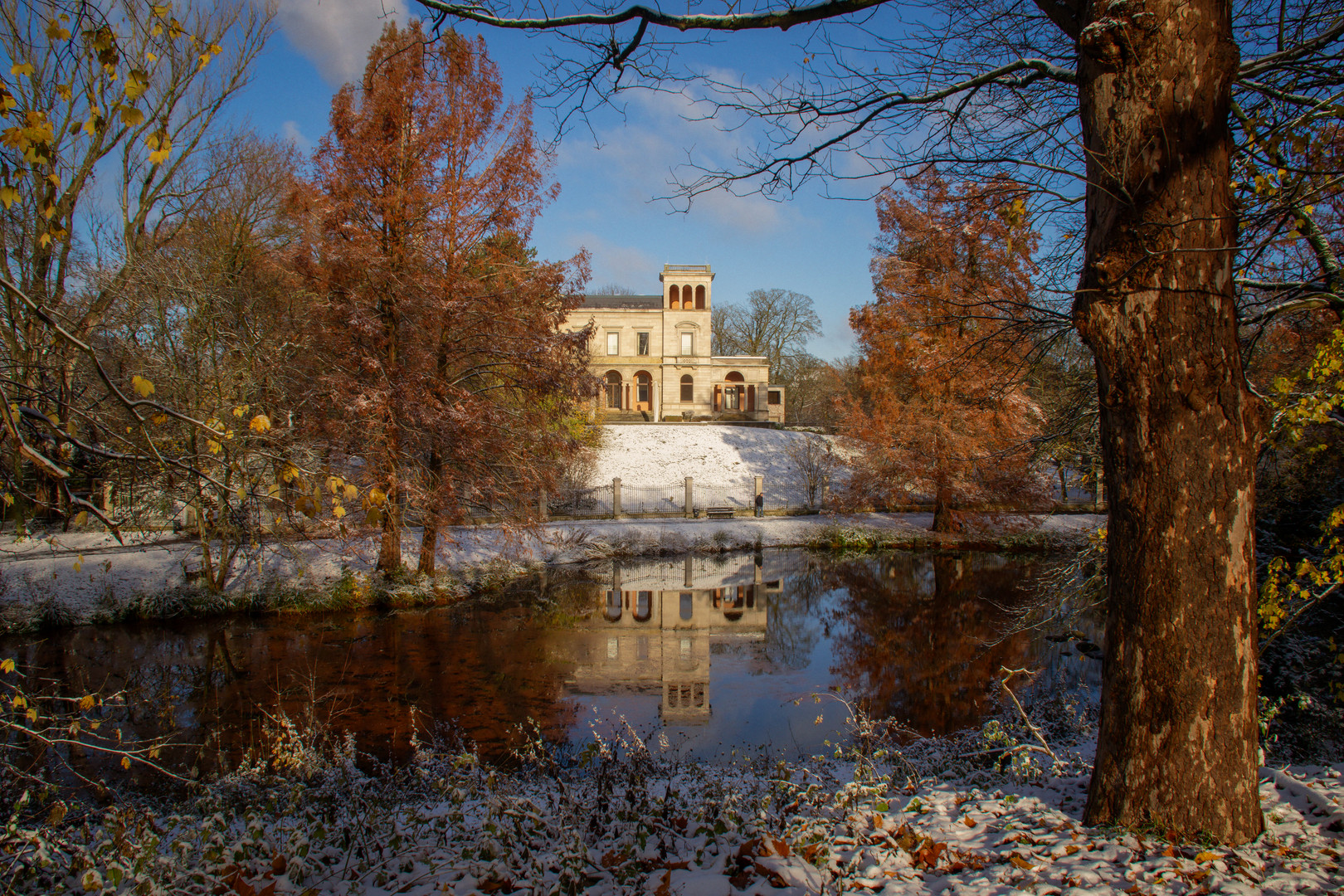 Villa Löbbecke im Winter