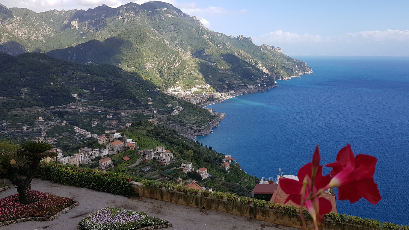 Villa Rufolo Blick nach Osten