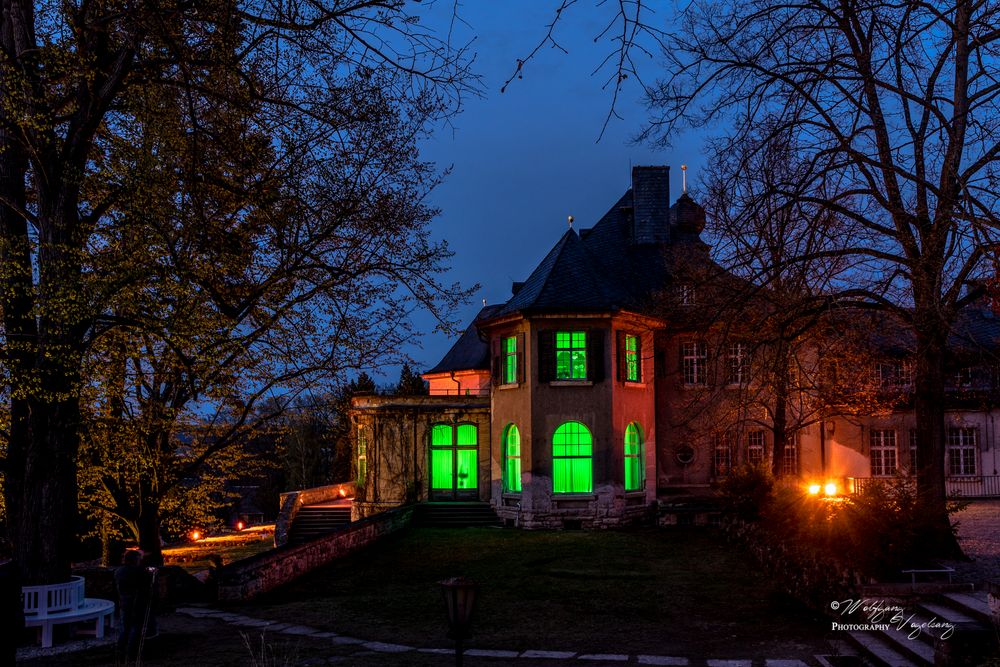 Villa und Park Bergfried Saalfeld Foto & Bild landschaft, garten