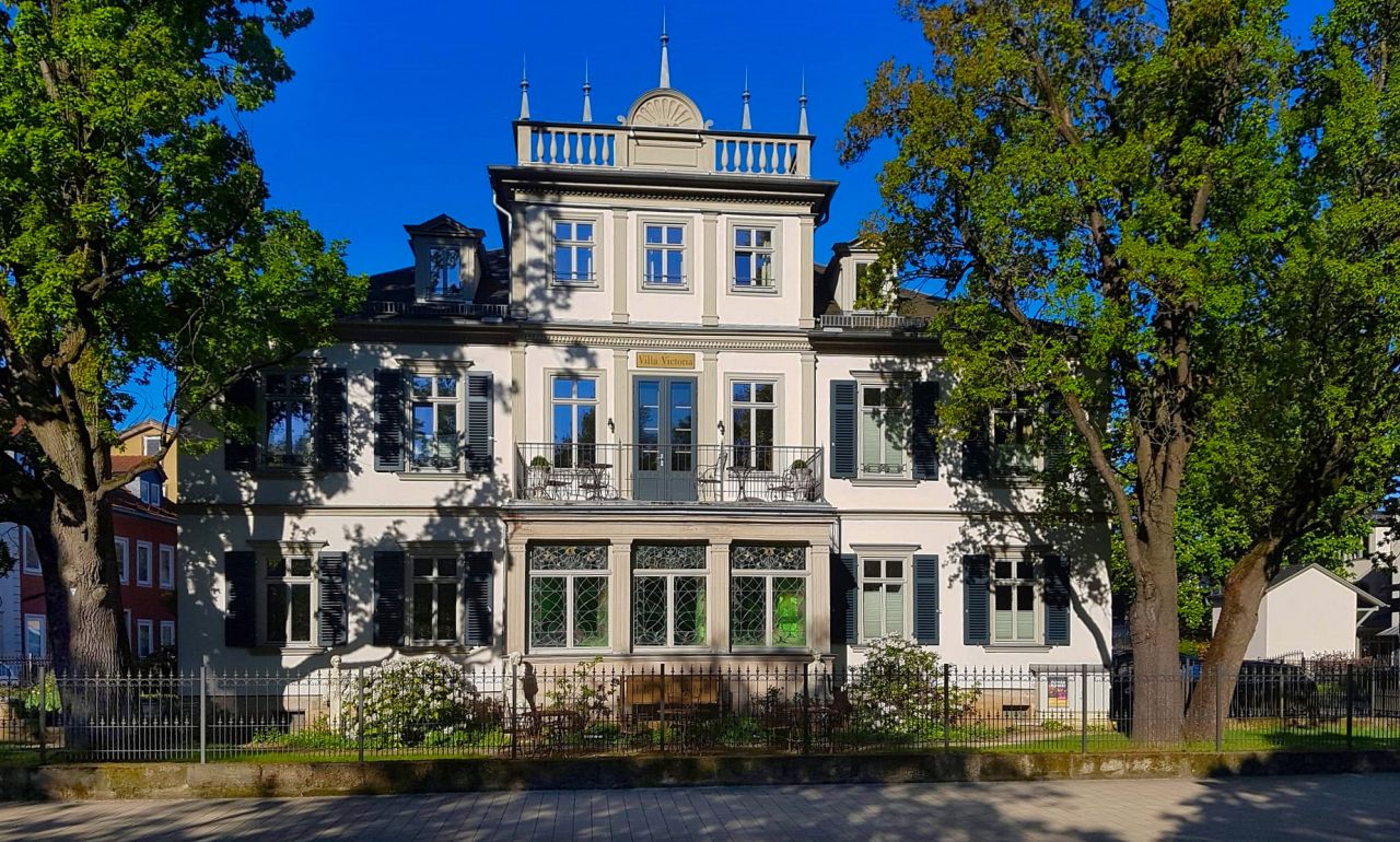 Villa Victoria Coburg im schönen Licht