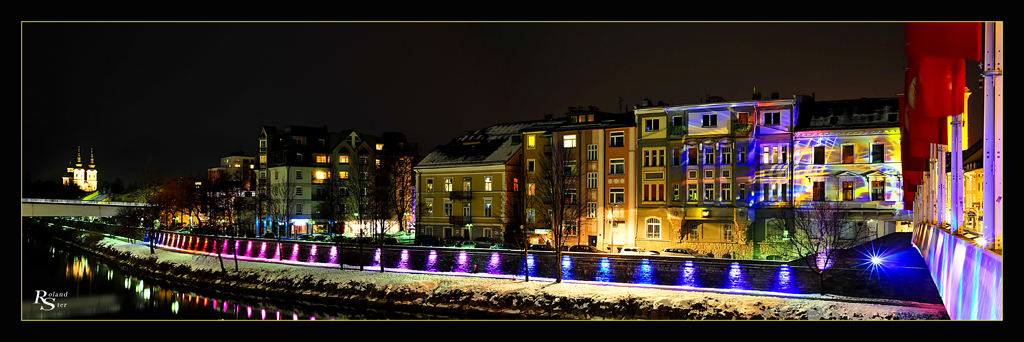 villach by night