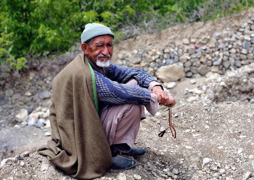 village elder at rest